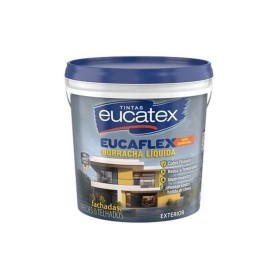 EUCAFLEX BORRACHA LÍQUIDA BRANCO PAREDES E TELHADOS - 4KG - EUCATEX