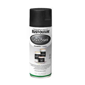 SPRAY QUADRO NEGRO LOUSA PRETO FOSCO CHALK BOARD - 395ML - RUST-OLEUM