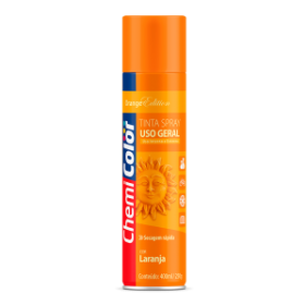 SPRAY LARANJA CHEMICOLOR - 400ML - BASTON
