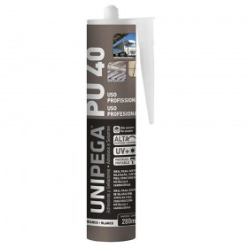 SELANTE ADESIVO MULTIUSO PU40 CINZA - 280ML - UNIPEGA