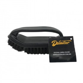 ESCOVA LIMPA COURO CERDAS MACIAS - DETAILER