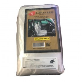 CAPA DE BANCO DIANTEIRO TRANSPARENTE - 10 UNIDADES - CAPAS REIS