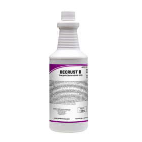 DECRUST B DETERGENTE DESINCRUSTANTE ÁCIDO (REMOVEDOR DE CIMENTO) PÓS OBRA - 1L - SPARTAN