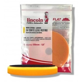 BOINA DE ESPUMA LARANJA 5,5" FLAT CORTE/REFINO - LINCOLN