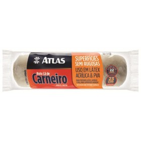 ROLO DE LÃ DE CARNEIRO 23 CM 22 MM - 328/23 - ATLAS