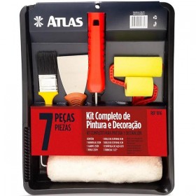KIT DE PINTURA 7 PEÇAS - 1016 - ATLAS