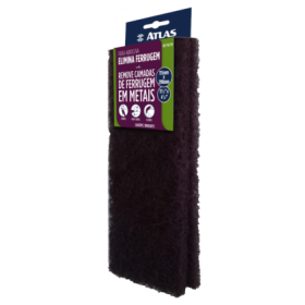 MANTA FIBRA ABRASIVA ELIMINA FERRUGEM 2 UNIDADES - AT95/30 - ATLAS
