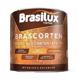 BRASCORTEN EFEITO LARANJA AÇO CORTEN (FERRUGEM) - 900ML - BRASILUX