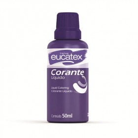 CORANTE (BISNAGA) VIOLETA PARA TINTA BASE DE ÁGUA - 50ML - EUCATEX
