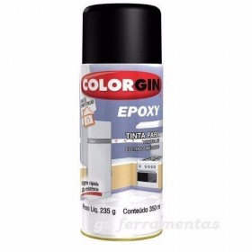 SPRAY EPOXI PRETO COLORGIN - 350ML - SHERWIN WILLIAMS