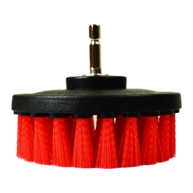 ESCOVA POLITRIZ/FURADEIRA DRILL MÉDIA / AGRESSIVA VERMELHA PARA TECIDOS E CARPETES - SIGMA TOOLS