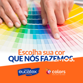 PREPARO DE TINTA ACRÍLICA E-COLORS - A MÁQUINA DE REALIZAR SONHOS - EUCATEX