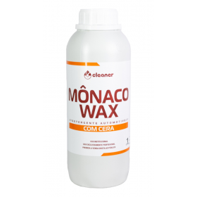 SHAMPOO LAVA AUTO COM CERA MÔNACO WAX 1:100 - 1 LITRO - CLEANER