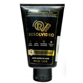 COMPOSTO POLIDOR DE VIDROS GOLD (ÓXIDO DE CÉRIO) PRONTO USO RESOLVIDRO - 100G - ARBAX