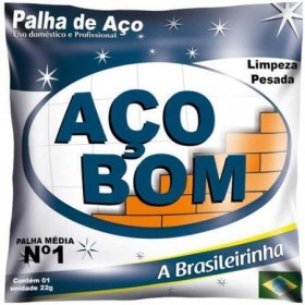 PALHA DE AÇO 1 - 22G - AÇO BOM