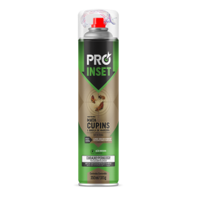 SPRAY INSETICIDA MATA CUPIM E BROCA DE MADEIRA PRO INSET - 350ML - BASTON