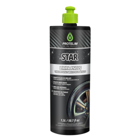 STAR LIMPA PNEUS COM PARTICULAS DE BRILHO (PRETINHO) - 1.5L - PROTELIM
