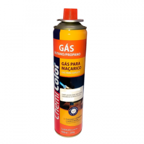 REFIL DE GÁS PARA MAÇARICO - 200G/400ML CHEMICOLOR - BASTON