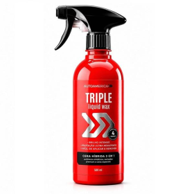 CERA DE CARNAÚBA TRIPLE WAX LIQUIDA - 500ML - AUTOAMERICA