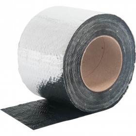 METRO FITA MULTIUSO MANTA ASFÁLTICA AUTOADESIVA IMPERMEABILIZANTE SLEEVE ALUMÍNIO - 10CM X 1M - VIAPOL