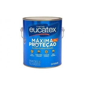 TINTA ACRÍLICA EMBORRACHADA BRANCO FOSCO MÁXIMA PROTEÇÃO - 3.6L - EUCATEX
