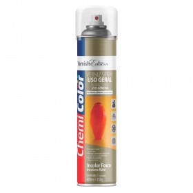 SPRAY VERNIZ INCOLOR FOSCO USO GERAL CHEMICOLOR - 400ML - BASTON