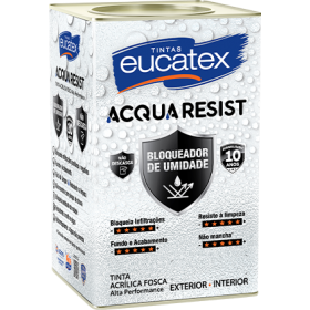 ACQUA RESIST BLOQUEADOR DE UMIDADE BRANCO FOSCO - 18L - EUCATEX